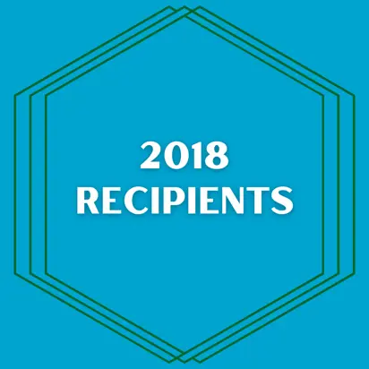 Text: 2018 recipients