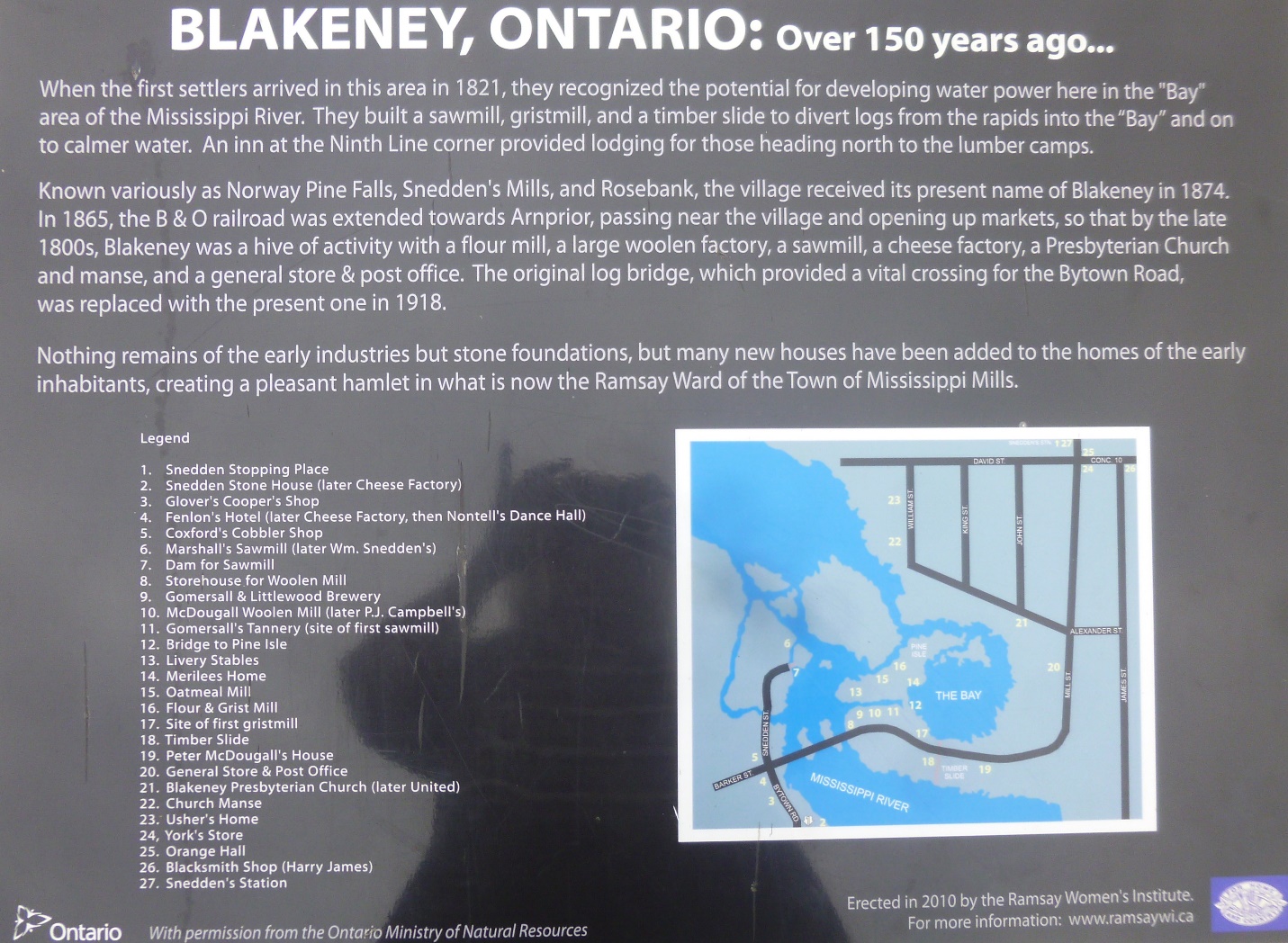 Blakeney plaque